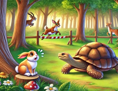 Bilge Kaplumbaga ve Aceleci Tavsan