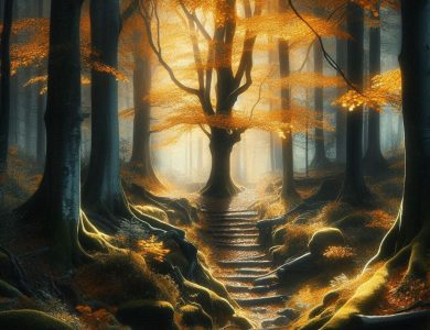 Gizemli Orman ve Yaprakli Agac 1