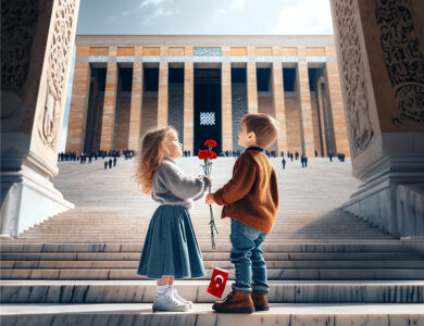 Iki Kardesin Anitkabir Ziyareti