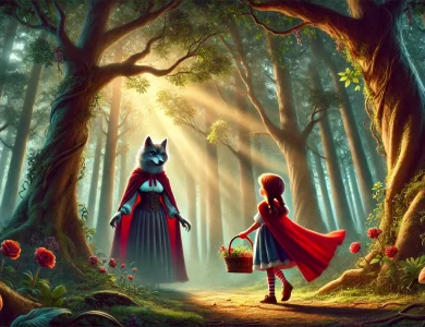 Kırmızı Başlıklı Kız ve Kurt 5 Kirmizi Baslikli Kiz ve Kurt