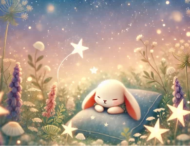 Uykucu Tavsancik ve Yildiz Bahcesi