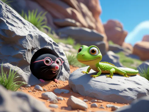 Sıcak Kayalar Vadisi'nin İki Dostu: Kertenkele ve Köstebek 1 news 1772115658713